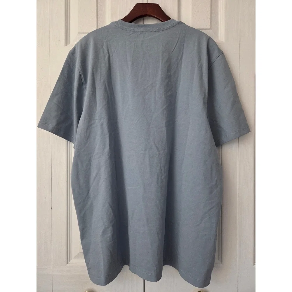 J. Crew Essential Tee Cotton Mens XL‎ Blue Gray NWT $49 CP776